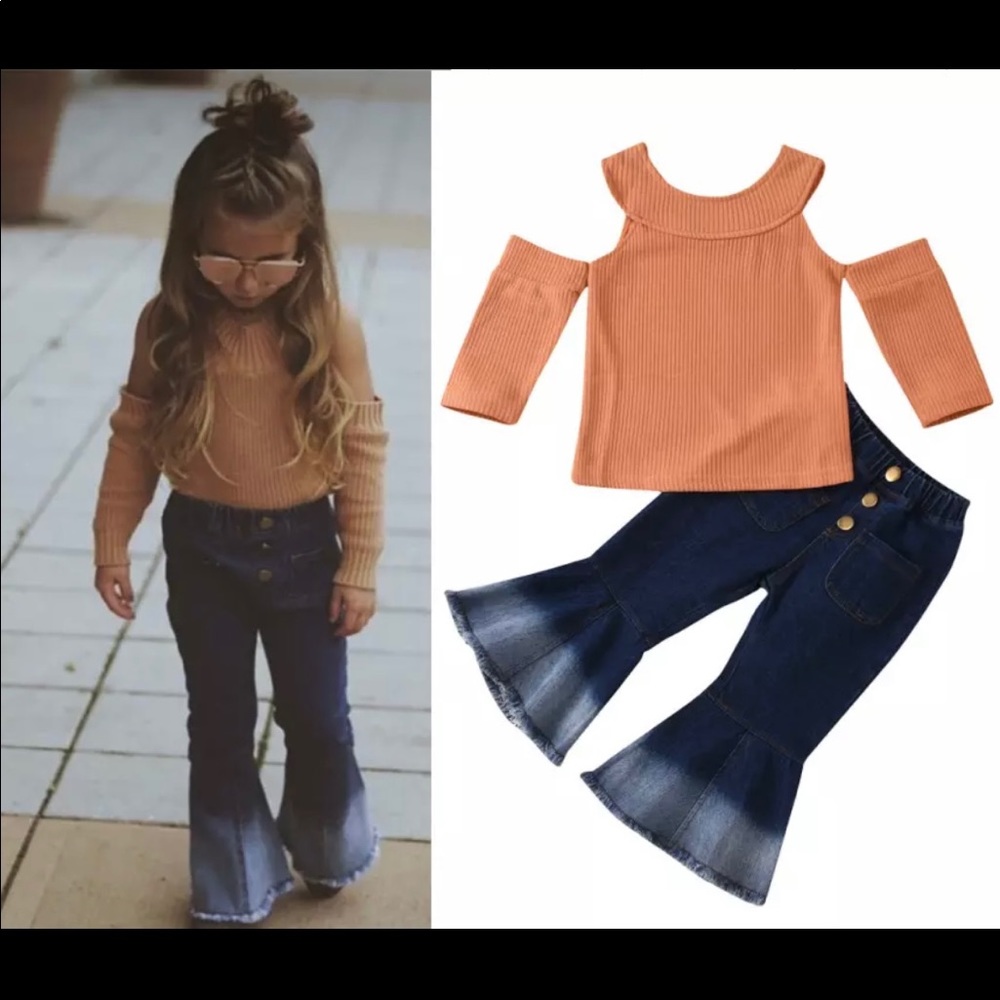 Girls 2 piece sweater/jeans Set
